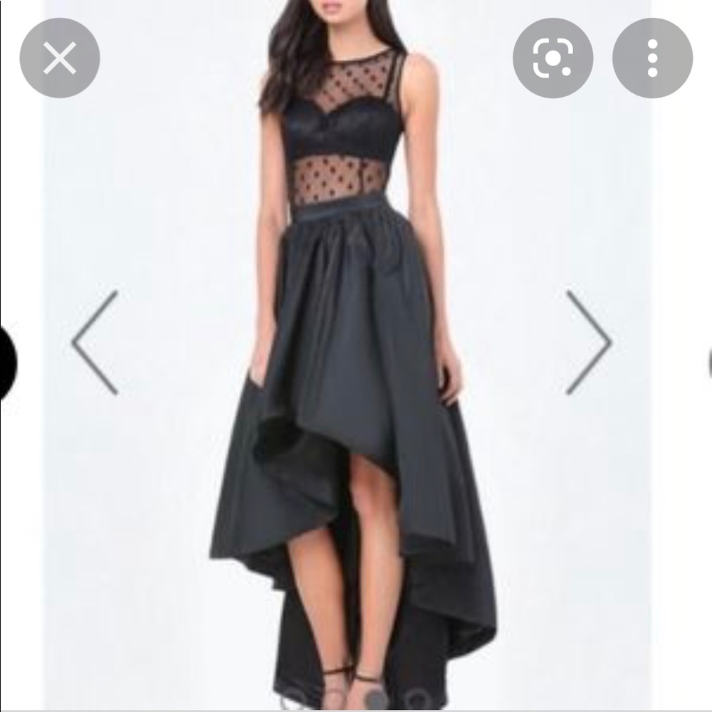 Black Formal Bebe Gown